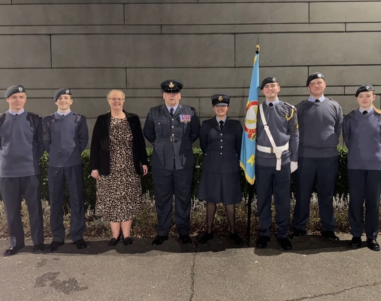 Air Cadets taking part in a squadron activity